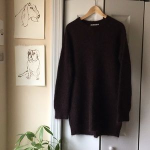 T by Alexander Wang Oversized Sweater Dress